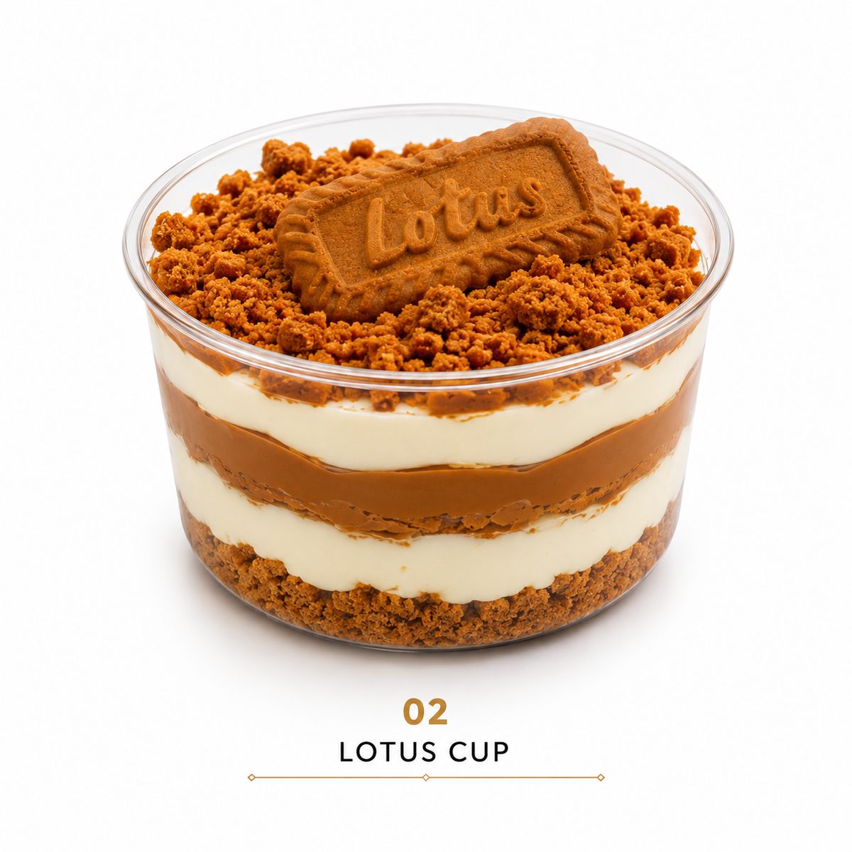 Cup me krem dhe biskota Lotus